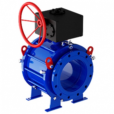 Кран шаровой Маршал 11с67п СФ фланец 300 (PN16) с ред. 