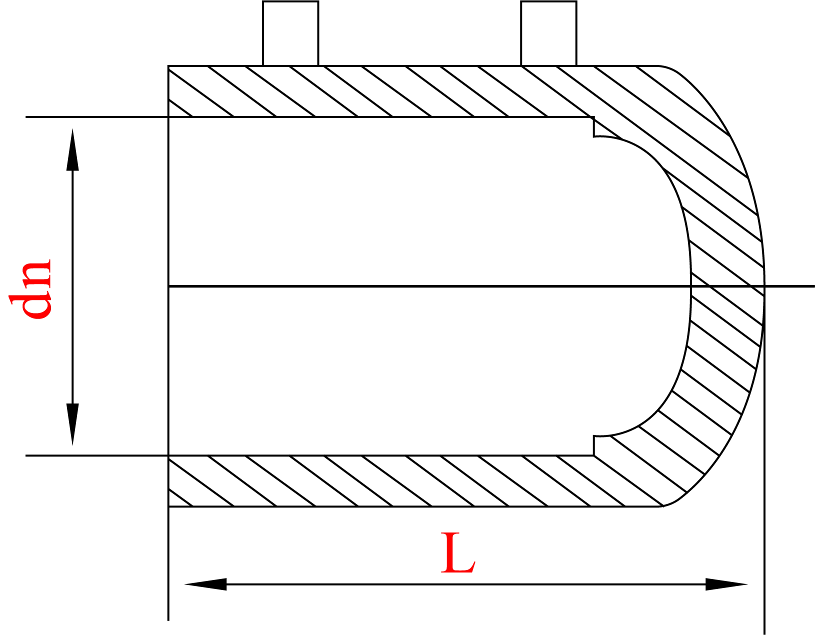Заглушка электросварная  D 200 SDR11 (PN10/PN16) 